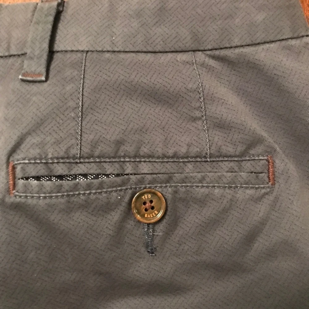 Ted Baker men’s dress pants - blue/grey - medium